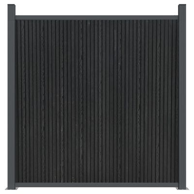 vidaXL Fence Panel WPC Grey 180x186 cm