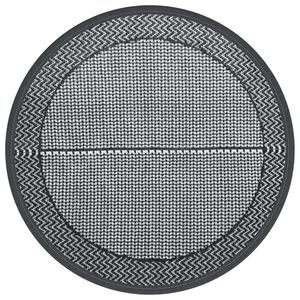 vidaXL Outdoor Carpet ARAKIL Grey &Oslash;160 cm PP