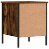 vidaXL Bedside Cabinet Smoked Oak 40x42x50 cm Engineered Wood
