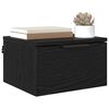 vidaXL Bedside Cabinet 2 pcs Black Oak 34 x 30 x 20 cm Engineered Wood