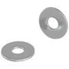 vidaXL Washers 2 pcs Silver 12 x 12 x 1.2 cm Iron
