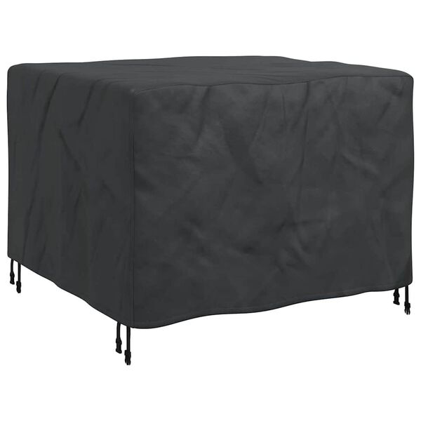 vidaXL Furniture Cover Plain Black 100 x 100 x 70 cm 420D