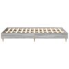 vidaXL Bed Frame No Mattress Grey Sonoma 120x200 cm Engineered Wood