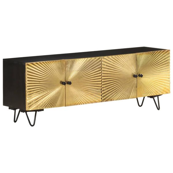 vidaXL TV Cabinet 130x30x45 cm Solid Mango Wood