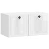 vidaXL Wall-Mounted TV Cabinet High Gloss White 59.5 x 31 x 30 cm