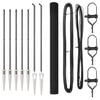 vidaXL Welded Wire Fence with Spikes 10 x 1.5 m (W x H)