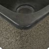 vidaXL Sink 30x30x15 cm Riverstone Black