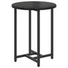 vidaXL Side Table Set 2 pcs Black Oak