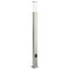 vidaXL Bollard Lights with Outlet 3 pcs 110 cm Stainless Steel IP44