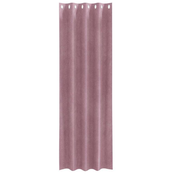 vidaXL Blackout Curtains 2 pcs Dark Pink 140 x 225 cm Velvet