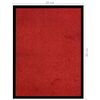 vidaXL Doormat Red 60x80 cm