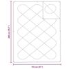 vidaXL Quilts & Duvets White 155 x 200 cm Polyester