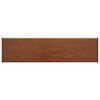 vidaXL Window Sill Brown Wood 100 x 25 x 4.5 cm PVC