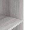 vidaXL Aquarium Stand Grey Sonoma 60.5x36x72.5 cm Engineered Wood