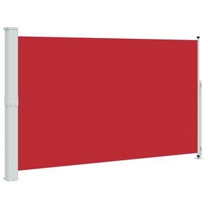 vidaXL Patio Retractable Side Awning 180x300 cm Red