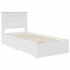 vidaXL Bed Frame with Drawer with Headboard Manual Engineered Wood