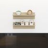 vidaXL Wall Shelf 2 pcs Sonoma Oak 60x11.5x18 cm Engineered Wood