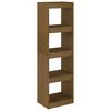 vidaXL Book Cabinet Room Divider Honey Brown 40x30x135.5 cm Pinewood