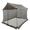 vidaXL Camping Tarp with Mesh Walls Brown Grey 270 x 210 x 210 cm