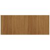 vidaXL Rug Rectangular Brown 80x200 cm Bamboo