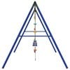 vidaXL Outdoor Swing Set with Swings. Ladder. Disc Swing