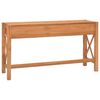 vidaXL Desk with 2 Drawers 140x40x75 cm Teak Wood