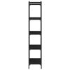 vidaXL Bookcase 5-Tier Black 60x30x154 cm Engineered Wood