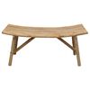 vidaXL Garden Bench Natural 110 x 45 x 50 cm Bamboo