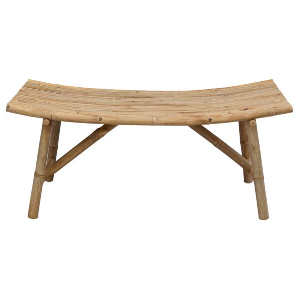 vidaXL Garden Bench Natural 110 x 45 x 50 cm Bamboo