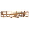 vidaXL Outdoor Sofa Set 6 pcs Natural Solid Acacia Wood