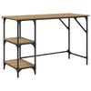 vidaXL Desk Artisan Oak 120 x 50 x 75 cm Engineered Wood