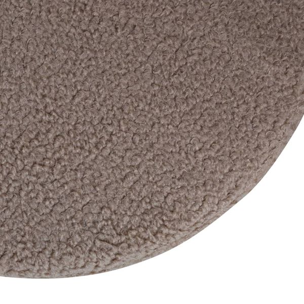 Venture Home Pouffe Pot 40x40x40 cm Teddy Beige and Black