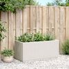vidaXL Garden Planter White 80x36x35 cm PP
