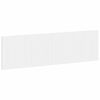 vidaXL Wall-Mounted Headboard ALKMAAR White Engineered Wood