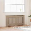 vidaXL Radiator Cover 2 pcs Brown 152 x 19 x 81.5cm Engineered Wood