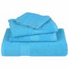 vidaXL Wash Towels "FROGN" 4 pcs Turquoise 30x30 cm 360 gsm