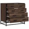 vidaXL Drawer Cabinet Brown Oak 70x41x70 cm Engineered Wood