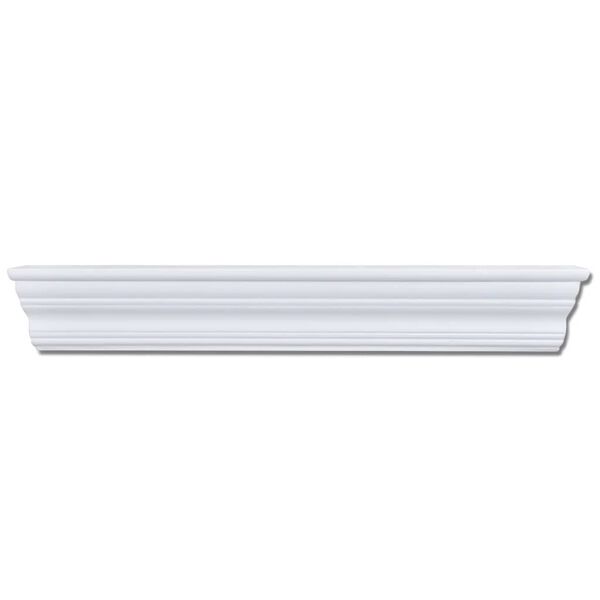 vidaXL Wall Shelves Aaliyah 2 pcs White