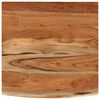 vidaXL Desk Top 80x80x3.8 cm Square Solid Wood Acacia Live Edge