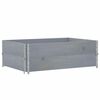 vidaXL Garden Planter Grey 120x80 cm Solid Wood Pine