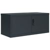 vidaXL File Cabinet Anthracite 90x40x180 cm Steel