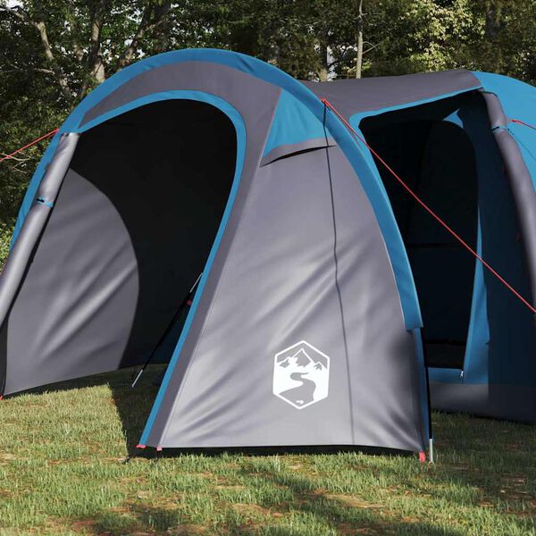 vidaXL Dome Tent with Roof Other with Air Vent Blue 384 x 254 x 170 cm