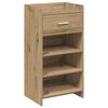 vidaXL Shoe Cabinet 48 x 36 x 92 cm Engineered Wood Artisan Oak
