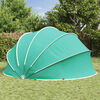 vidaXL Pool Dome Folding Manual Green 430 x 430 x 210 cm