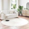 vidaXL Faux Sheepskin Rug Tafalla White &Oslash; 200 cm Polyester