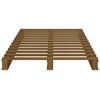 vidaXL Bed Frame without Mattress Brown 90x190 cm Single Solid Wood Pine Single