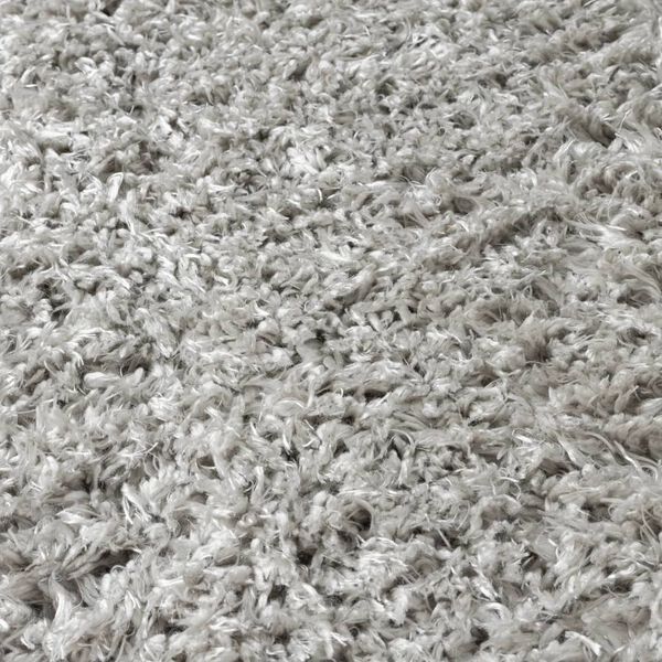 vidaXL High Pile Shaggy Rug Grey 160x230 cm 50 mm