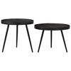 vidaXL Nesting Coffee Tables 2 pcs Iron