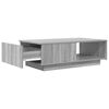 vidaXL Coffee Table Grey Sonoma 95 x 55 x 31 cm Engineered Wood