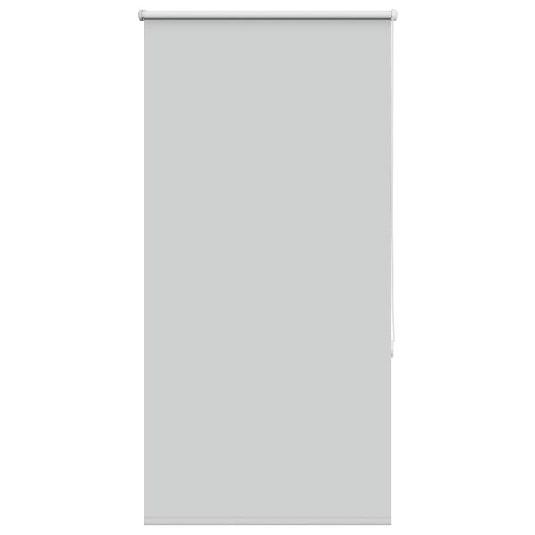 vidaXL Roller Blind Blackout Light Grey 85x150 cm Fabric Width 80.7 cm Polyester